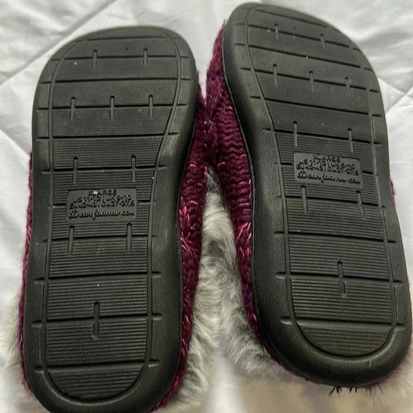 Dearfoam hard soled slippers size XL 11-12 - Picture 3 of 5